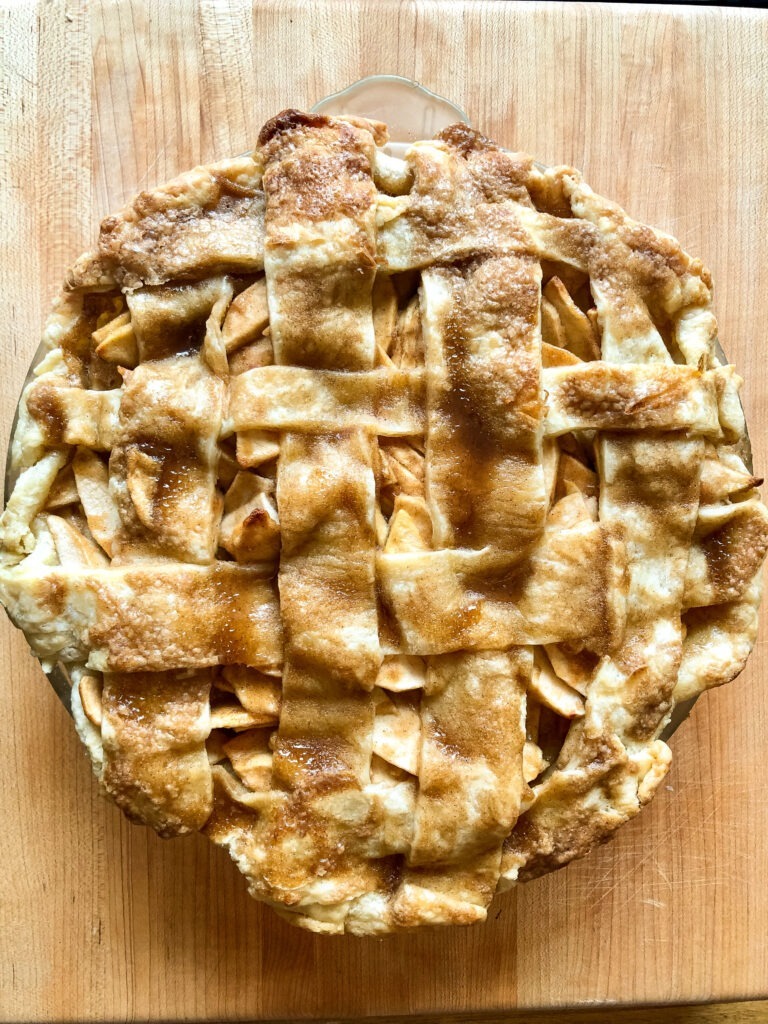 Apple pie made gluten free