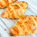 Flaky and buttery gluten free croissants.