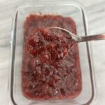 Roasted Strawberry Jam in a glass container