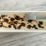 Gluten Free Brownie Ice Cream with Salted Caramel