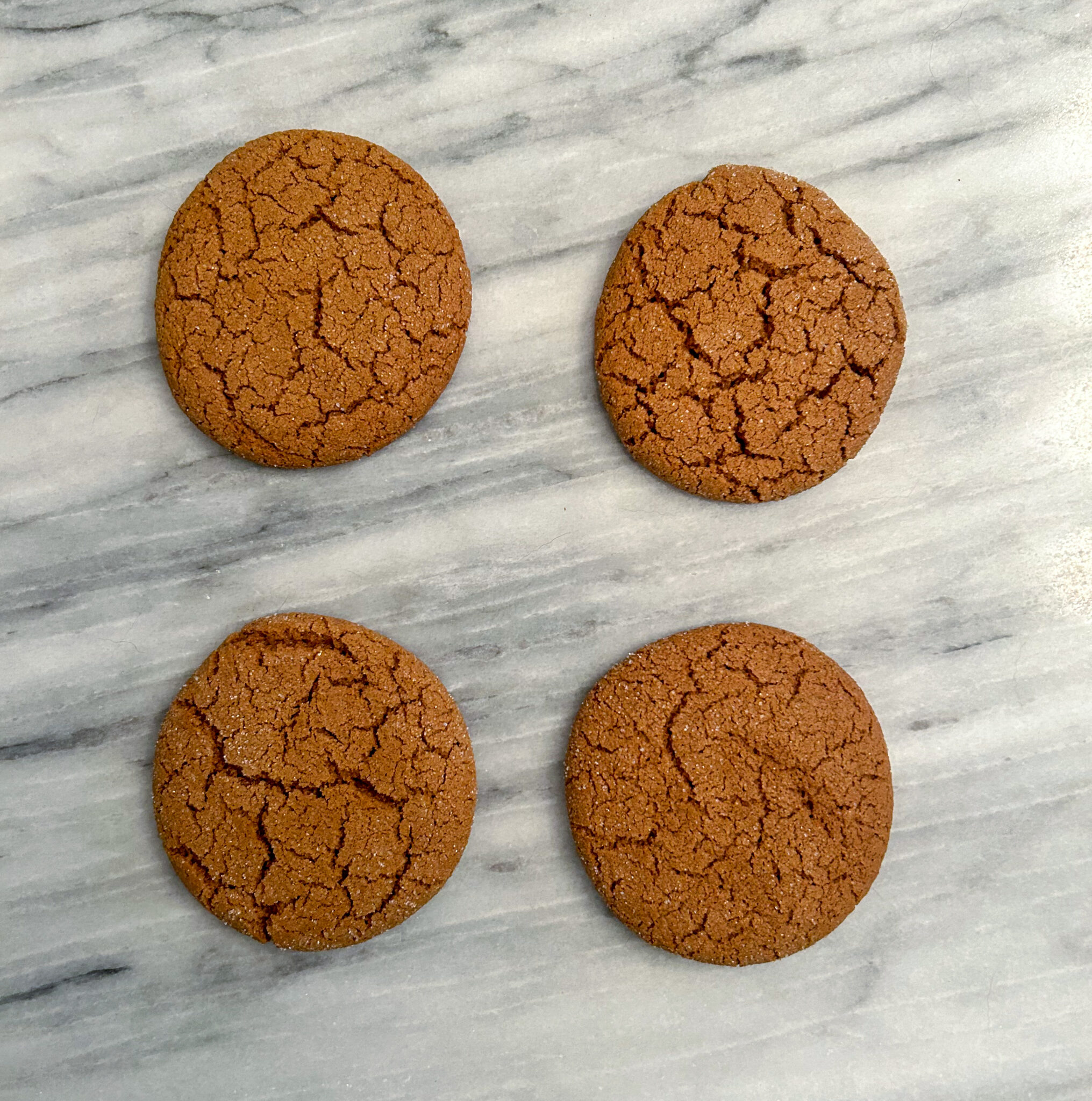 Gluten Free Ginger Molasses Cookies
