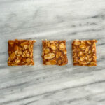 Gluten Free Caramel Almond Shortbread Bars