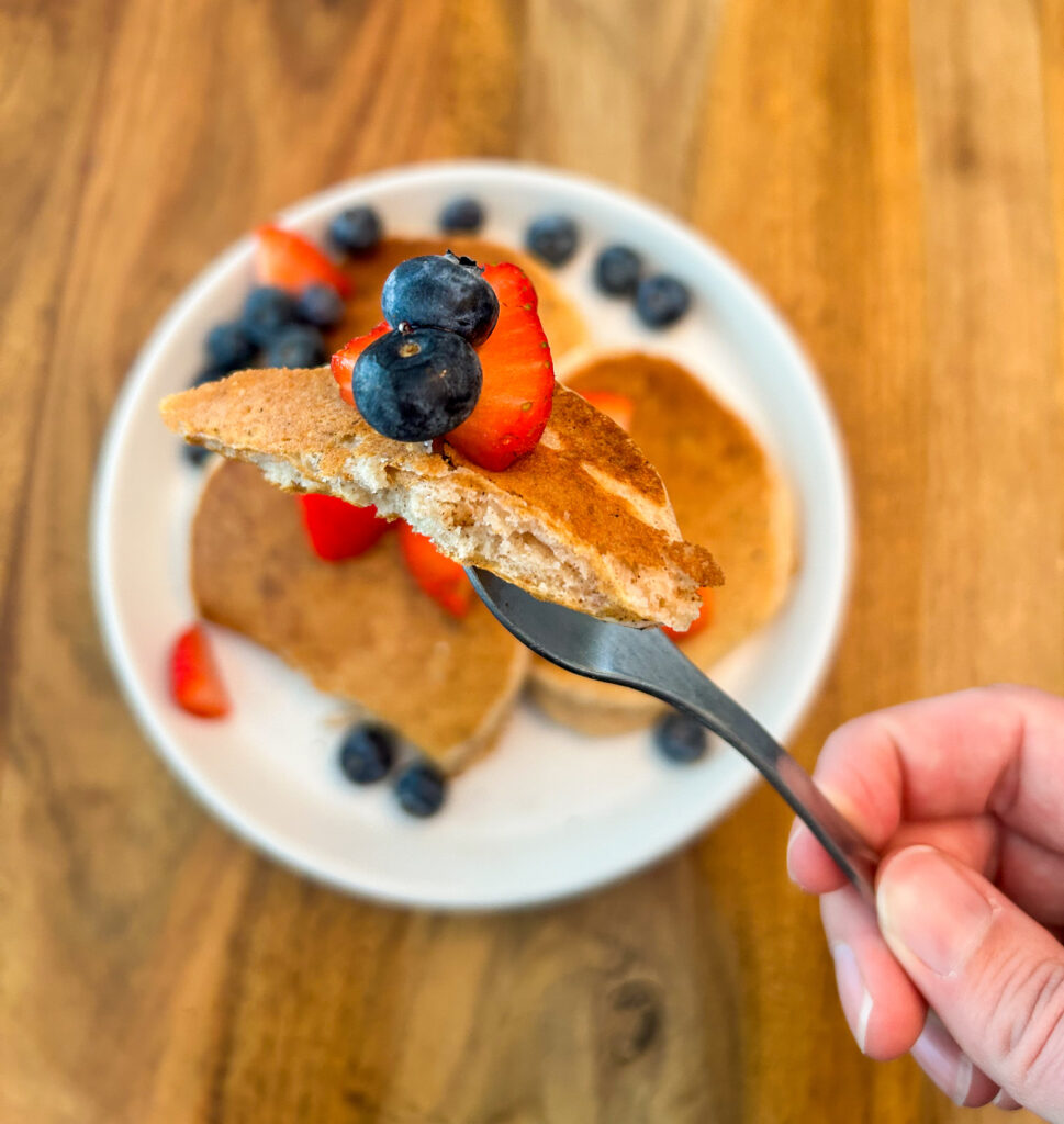 Gluten free cinnamon pancakes