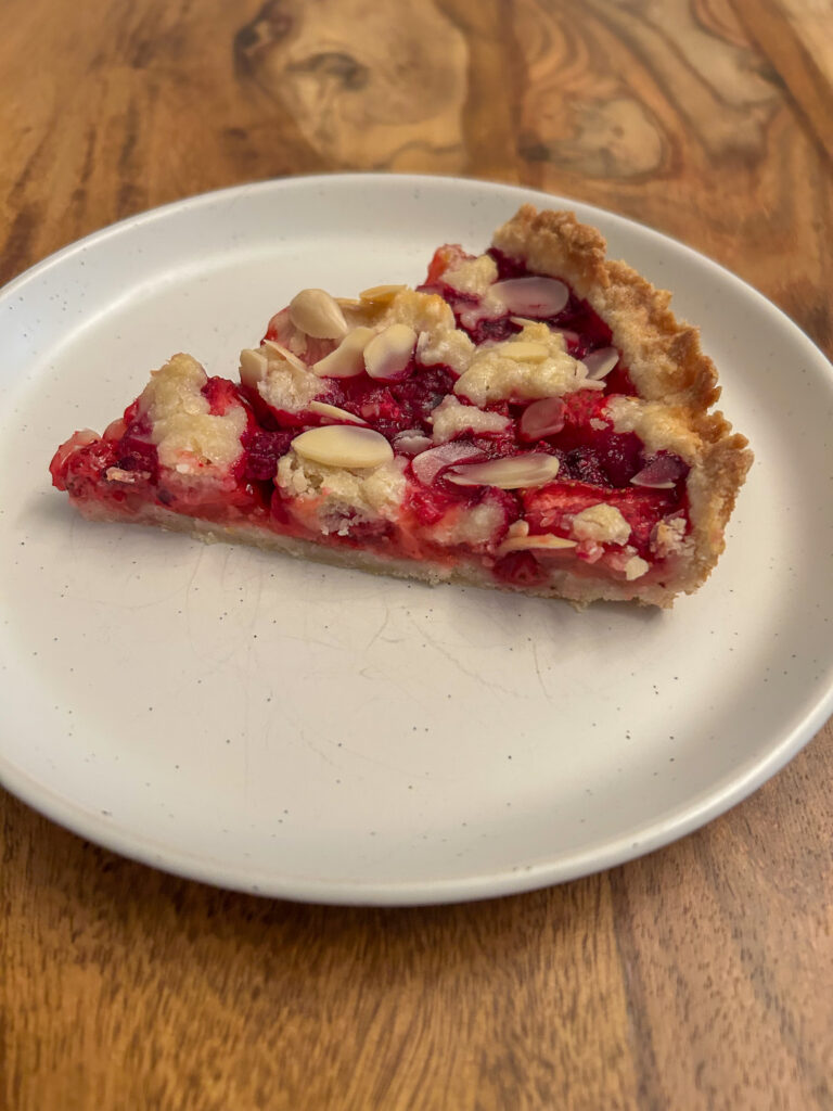 Easy Gluten Free Strawberry Raspberry Tart