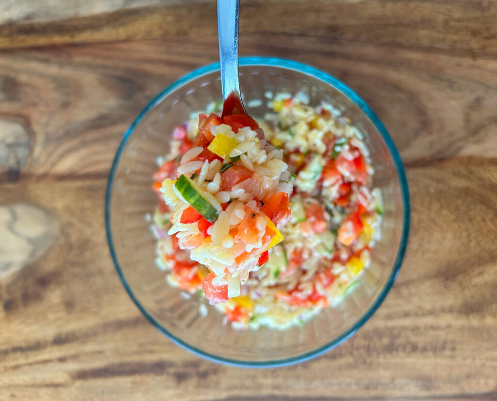 Gluten Free Orzo Pasta Salad
