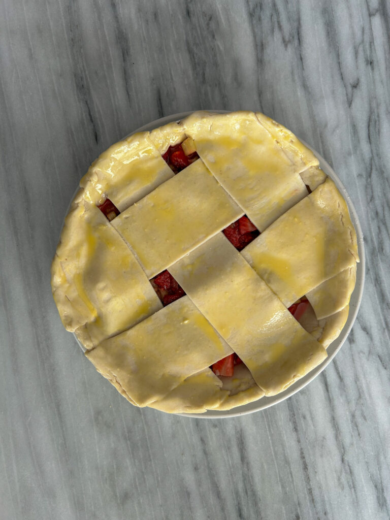Gluten Free Flaky Pie Crust With An Egg Wash