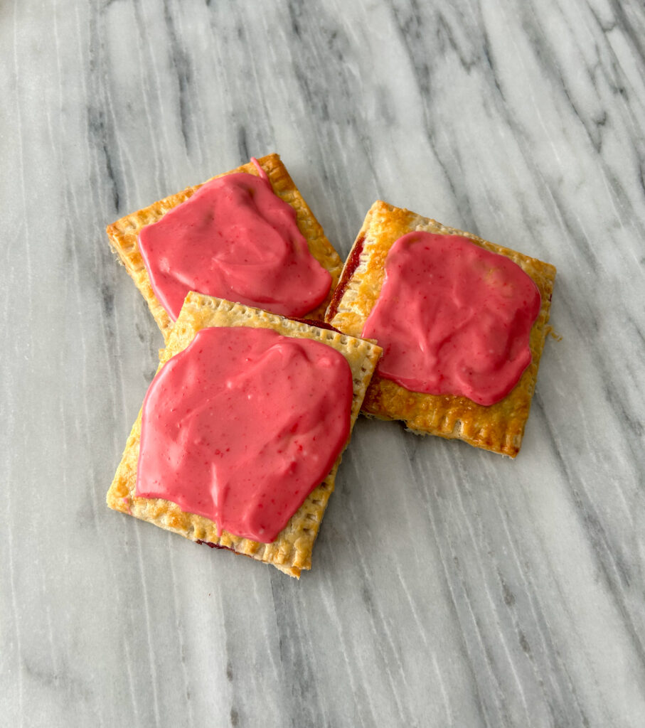 Gluten Free Pop Tarts Filled with Raspberry