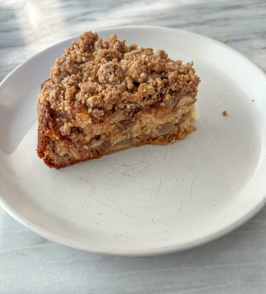 Gluten Free Apple Cinnamon Coffee Cake