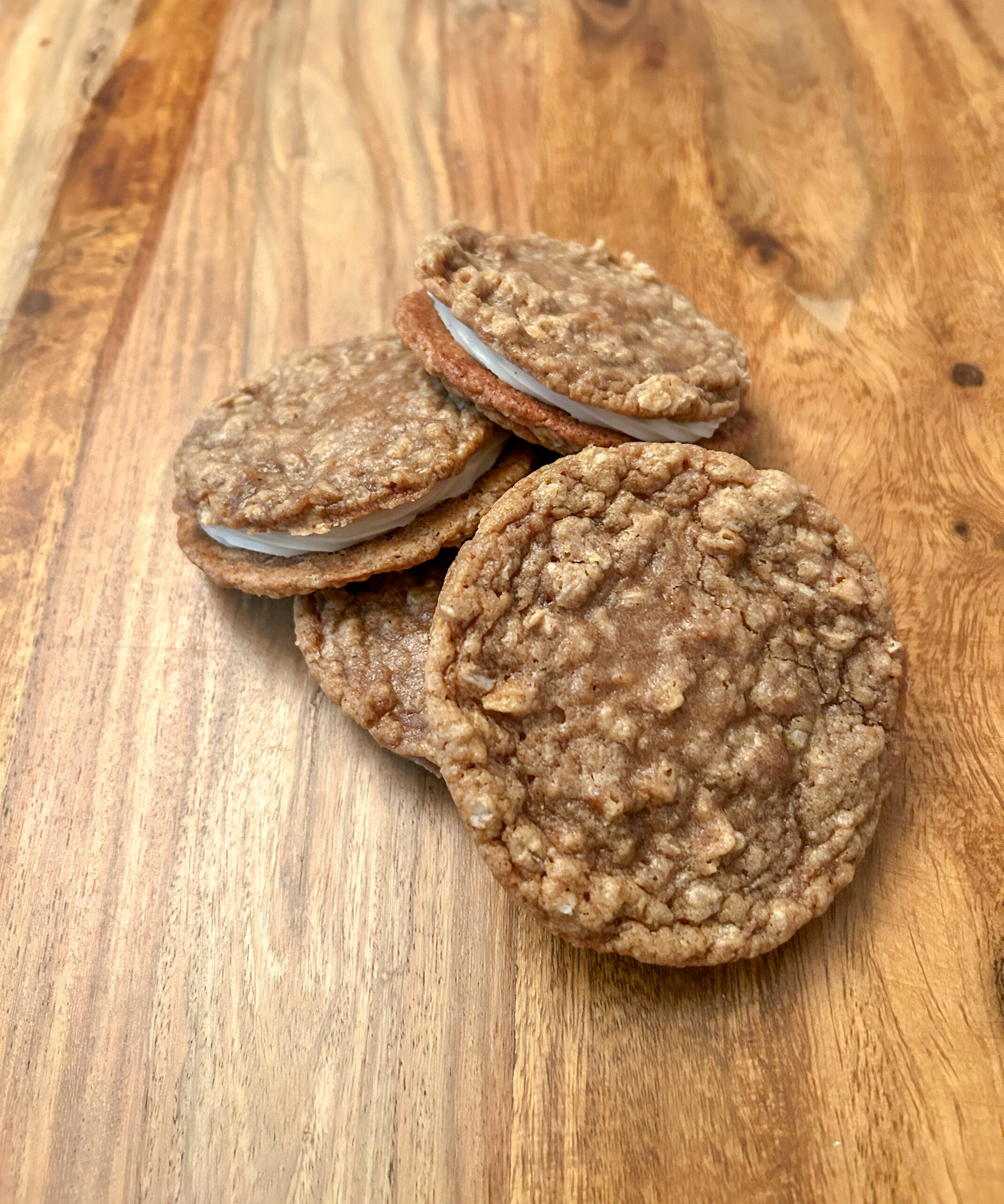 Gluten Free Oatmeal Cream Cookies