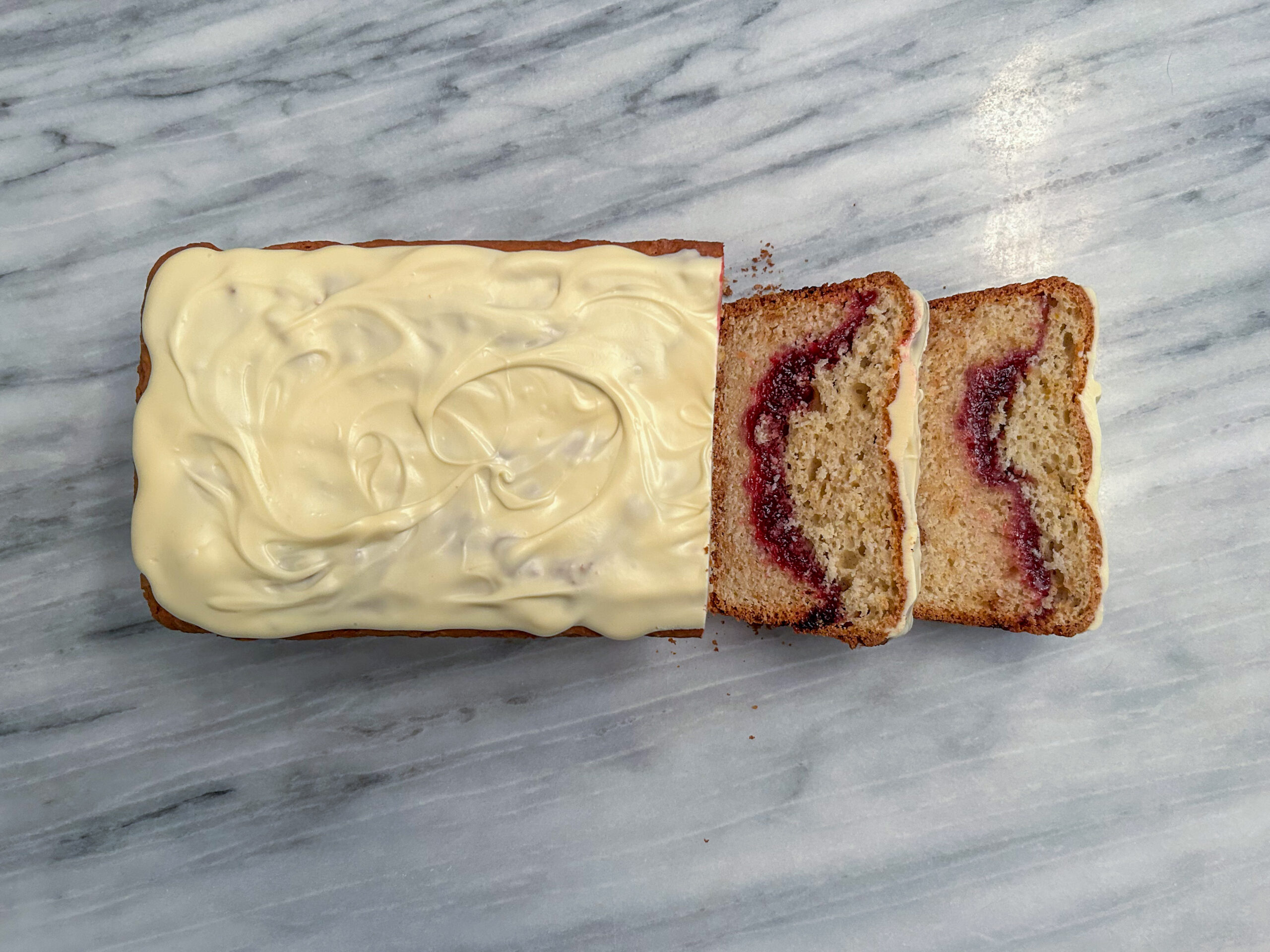 Gluten Free Raspberry Jam Loaf