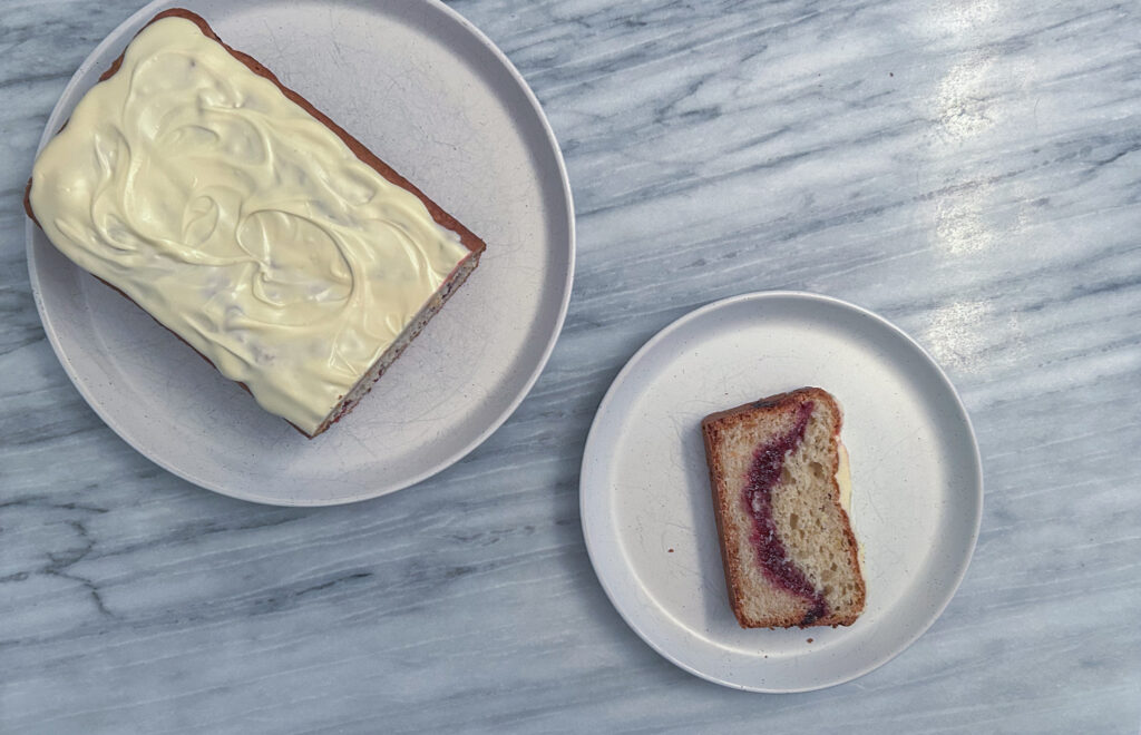 Gluten Free Raspberry Jam Loaf