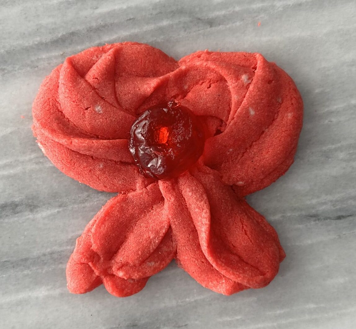 Gluten Free Piped Sugar Cookies Bow