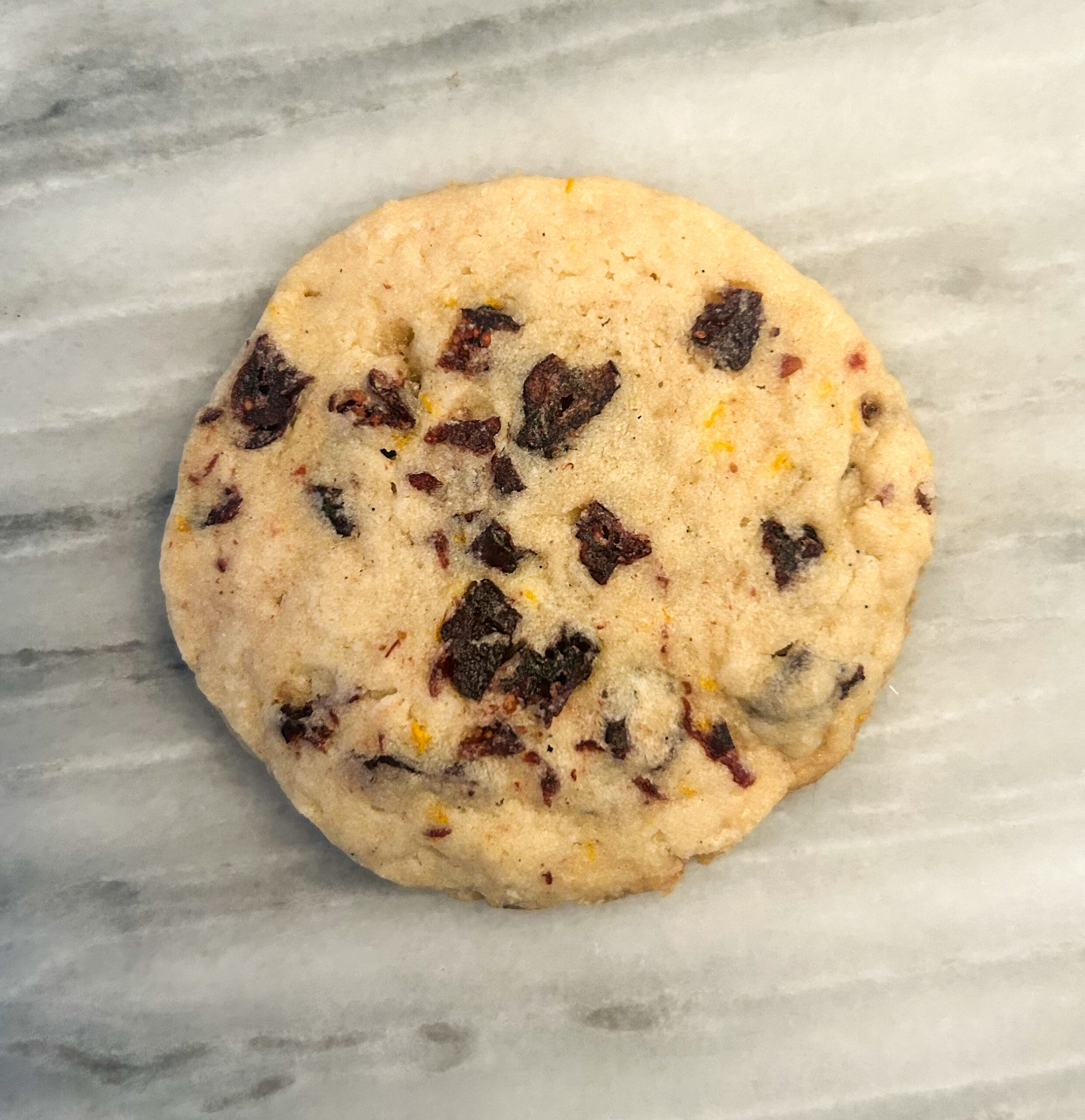 Gluten Free Cranberry Orange Shortbread Cookies